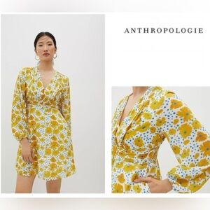Anthropologie flirty fun sunny dress size XS